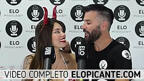 Elo podcast passes ice over sara blonde's tits, so cool!