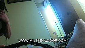 I love this latina with big ass dominating in taboo homemade scene