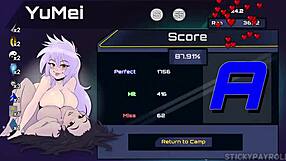 spunkstock music festival thick goth girls have a threesome and take forever to cum hentai sex game part 2