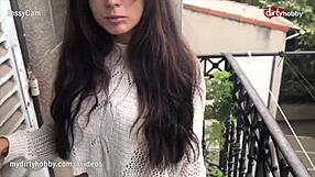 My Dirty Hobby: Quick Blowjob Leading to Creamy Facial on Skinny Teen