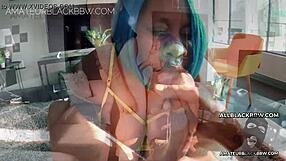 Bold Ebony BBW Serena Vixen Shows Off Thick Sexy Body