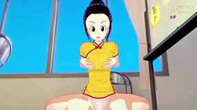 Chi-Chi, the hot milf, rewards me for being a good student with her milk.