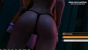 hey, check out these two sluts sharing a cock outdoors!