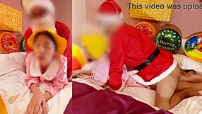 Santa creampies small pussy!