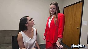 Who Joins Laney Grey And Madison Wilde In Office Threesome?