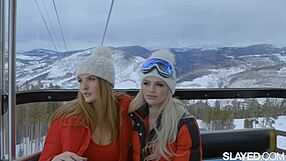 slayed snow bunnies mia and alex have insatiable appetite 18+s