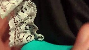 Happy Halloween! Milf In Stockings Cums Hard From Dildo Fingering Outdoors