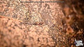 Novinha masturbates on the beach reaching orgasm and squirting