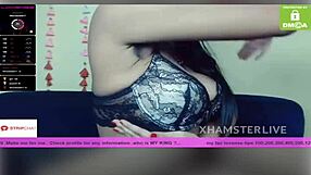 janu strips her bra in a casual way