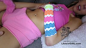 New cute 19yo teen teases after school