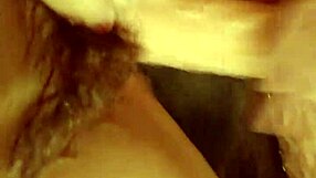 i shoved a huge dildo into my hairy german wife's big ass while she masturbated