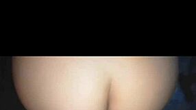 Latina milf with huge ass spreads for amateur homemade sex, her big tits bouncing wildly