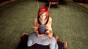 A Night With Hot Elf Milf Redhead in Warcraft Porn Parody