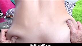 Cute stepdaughter dances on older stepdad's cock POV 😏