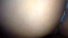 Latina milf with huge ass spreads for amateur homemade sex, her big tits bouncing wildly