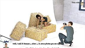 sexy brunette shows off big fake boobs in big city pleasures 79