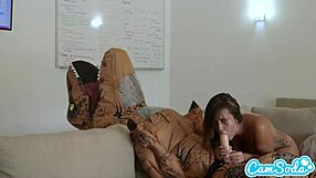 big ass latina teen chased and fucked by lesbian trex