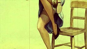 Vintage illustration captures raw retro charm in bold strokes