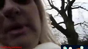 Mature Milf Struts Big Ass in Tight Leggings