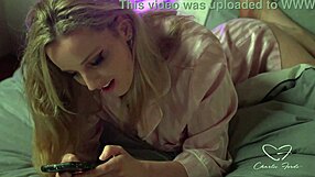 Blonde Aussie Babe Charlie Finger Fucks Herself In Hot Sexting Clip