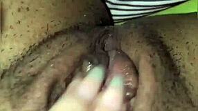 my creamy pussy and incredible orgasm in vertical video