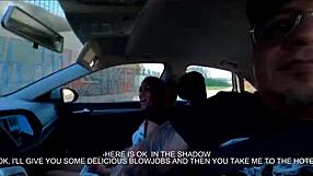 hotwife blowjob and doggystyle fucking outdoors