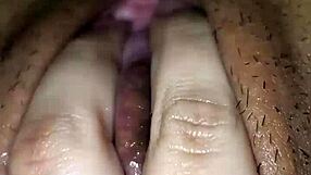 my creamy pussy and incredible orgasm in vertical video