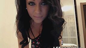 i admire the young brunette's perfect body