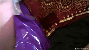 Three hottie babes gather for a wild bukkake party.