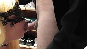 Blonde Gives Intense Blowjob With Cum In Mouth