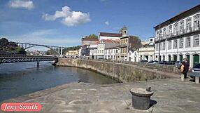 Jeny Smith Strap Bondage Flashing Ass Nude Outdoor