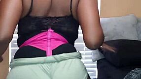 Naejae twerks and grinds on pole