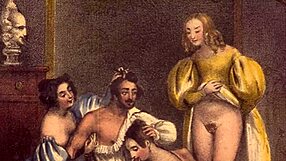 Vintage illustration captures retro cartoon style in detailed antique design