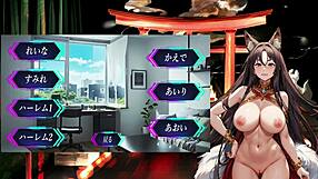 Night Fox Kodama Plays Erotic Train Touching Game