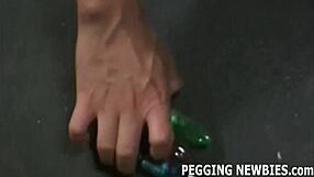 Hard pegging domination puts him in place.