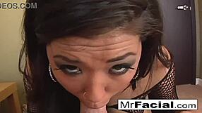 london gives extra wet and sloppy blowjob