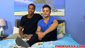 Cute Twink Deepthroats Monster Black Cock