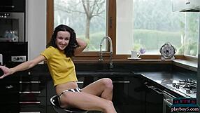 Petite Milf Housewife From Hungary Luca Miklosi Solo Softcore With Playboy