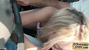 Hey, watch this Czech babe Katy Rose get banged in a car!