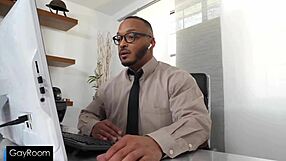 Gamer Stepson Spreads Wide and Rides Stepdad's Thick Black Cock Hard