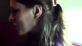 Stunning young girl picked up for real public porn adventure