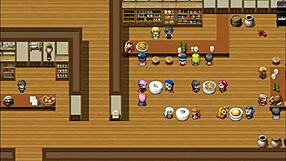 Horny Client Grabs Waitress's Tits During Massage