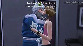 Santa Fucks Naughty Girl Bent Over Doggystyle Christmas