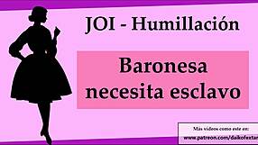 i feel so broken by baronesa's harsh joi humiliation seeking a slave