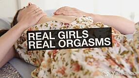 Yanks Lesbians Ginger And Tessa Double Cumming