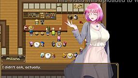 Horny Client Grabs Waitress's Tits During Massage