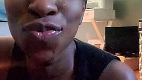 ebony woman licks ass and deepthroats monster cock