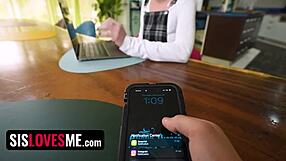 Stepsiblings Play With Big Cock And Pussy