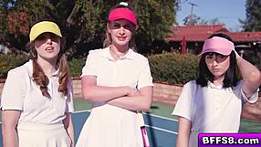 besties jealous over tennis stud