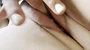 lost in jungle, teen with big clit masturbates outdoors during excursion